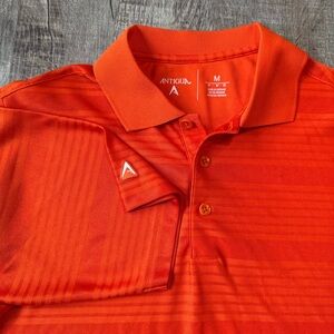 Antigua Men's Orange Polo Shirt